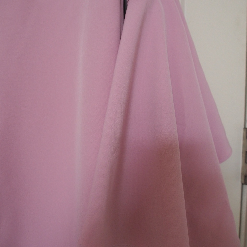 Milly Dresses Ruffle Sleeve Dusty Rose S 6 8 10 - Picture 7 of 7